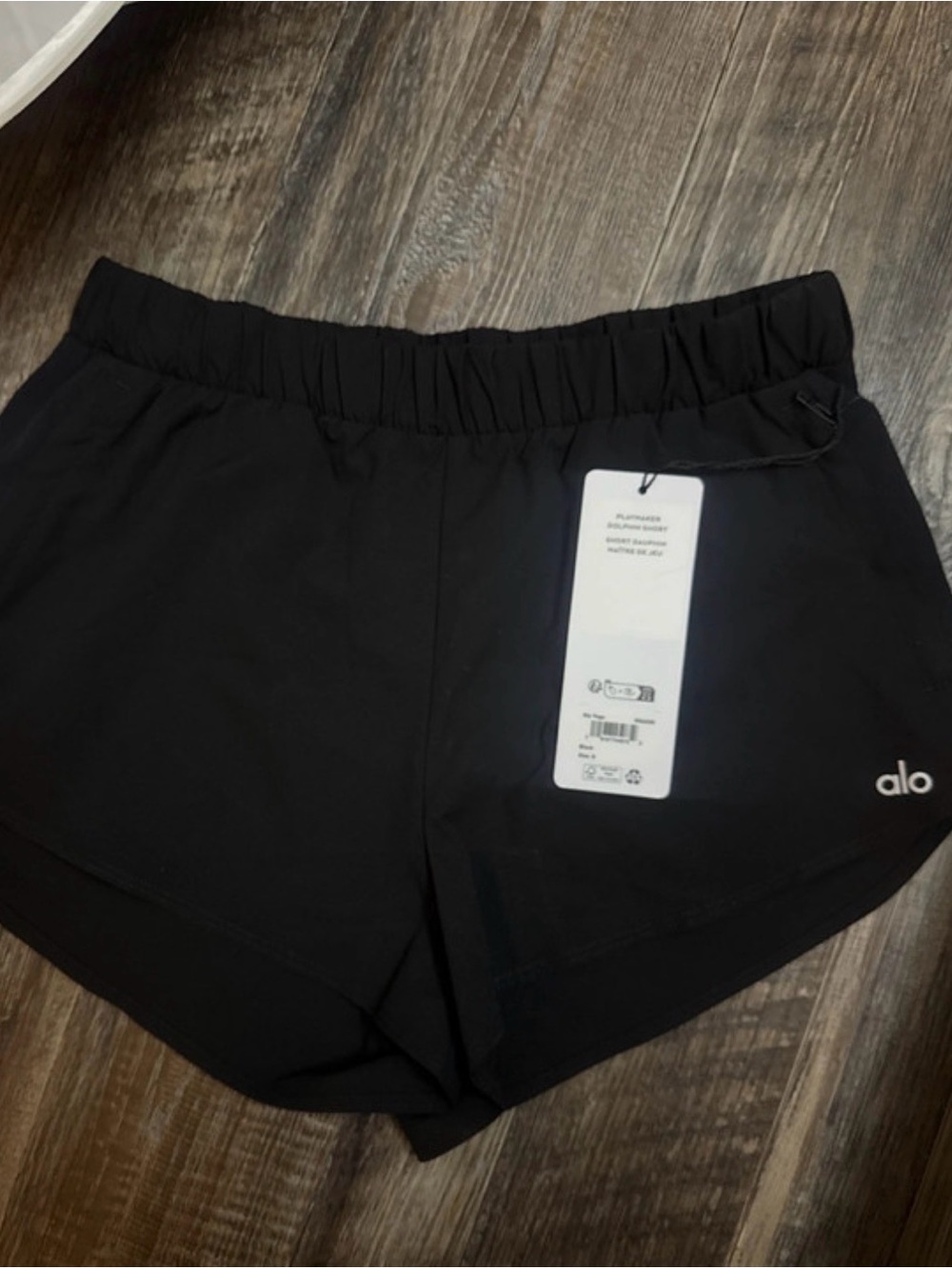 ALO Yoga Black Dolphin Shorts